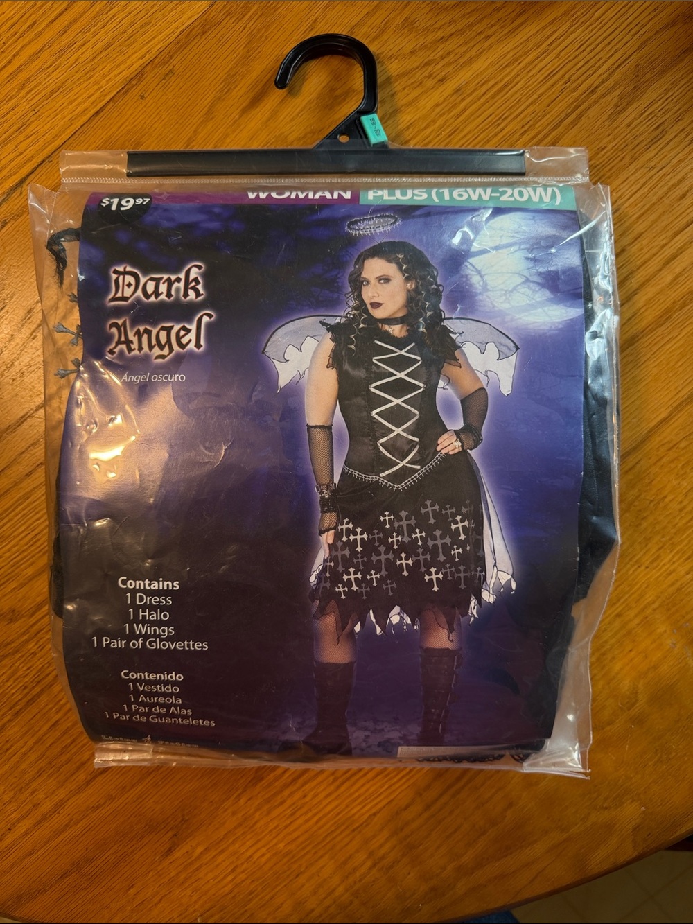 Dark Angel Womans Black Halloween Costume